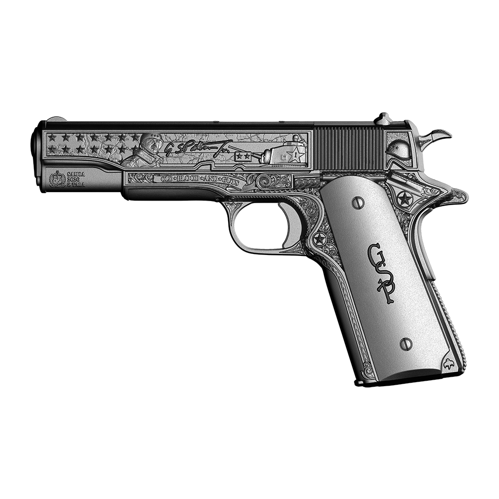 General Patton's 1911 2 oz Silver Coin - 2026 Samoa 5 Tala - Obverse