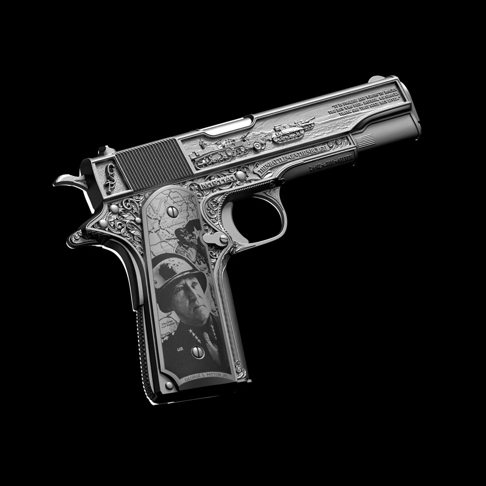 image of the General Patton's 1911 2 oz silver coin