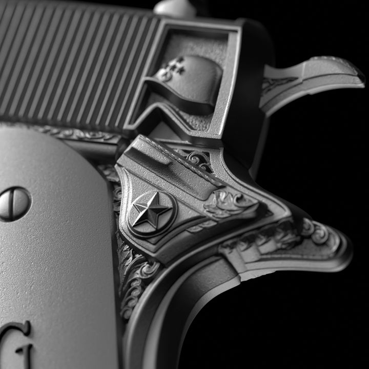 image of the General Patton's 1911 2 oz silver coin