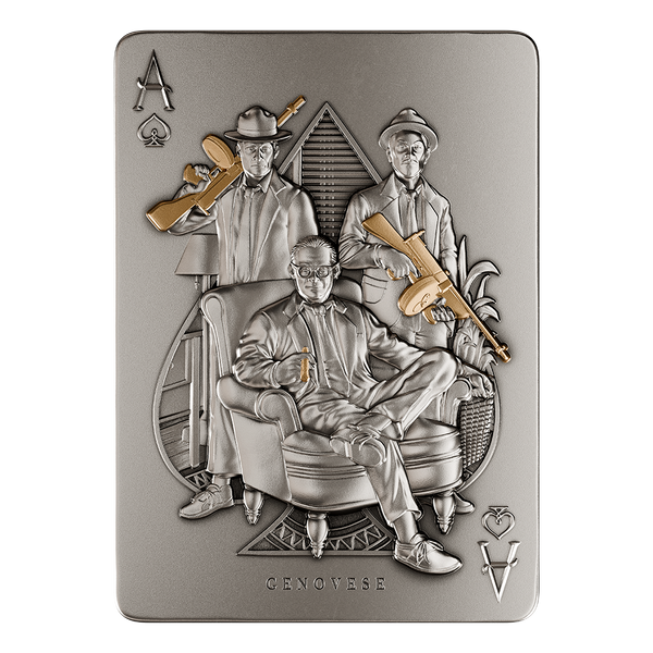 Genovese Crime Family 2 oz Pure Silver Coin by Spectres