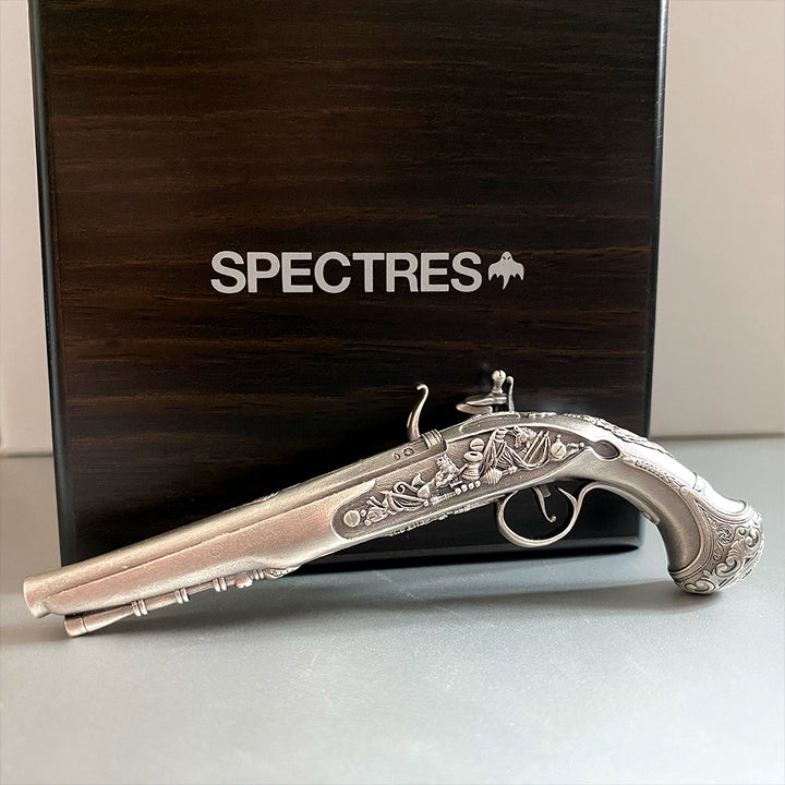George Washington's Flintlock Pistol 2 oz Pure Silver Coin