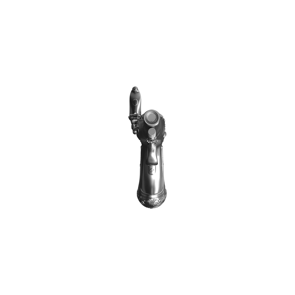 image of the george washington flintlock pistol 2 oz silver coin