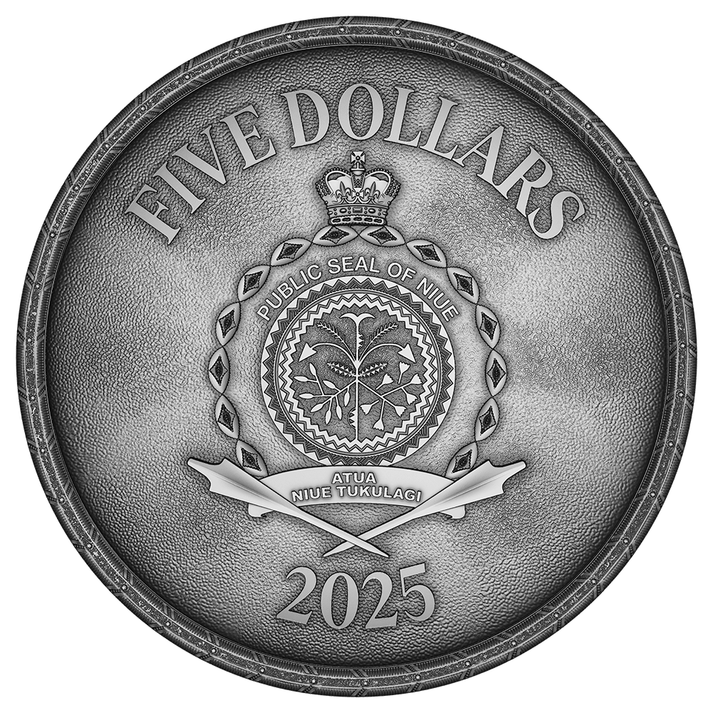 image of the ghisi shield 2 oz silver coin