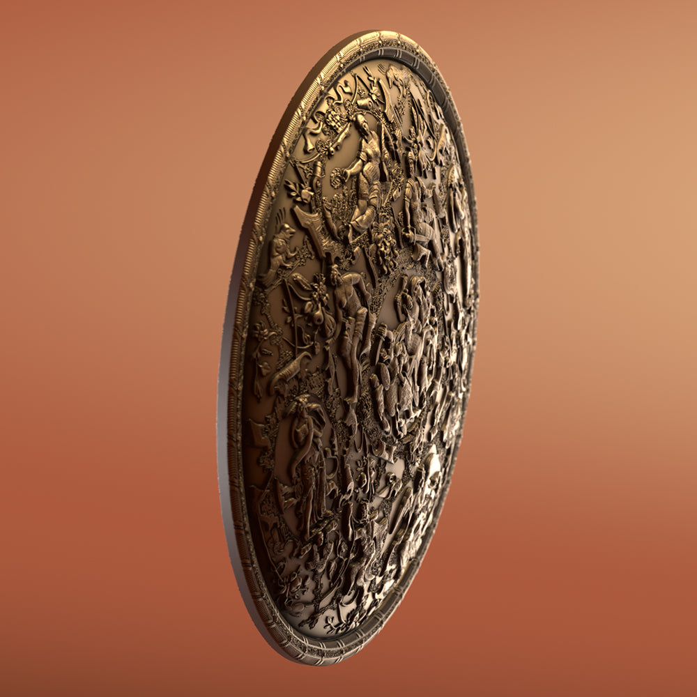 image of the ghisi shield 2 oz silver coin