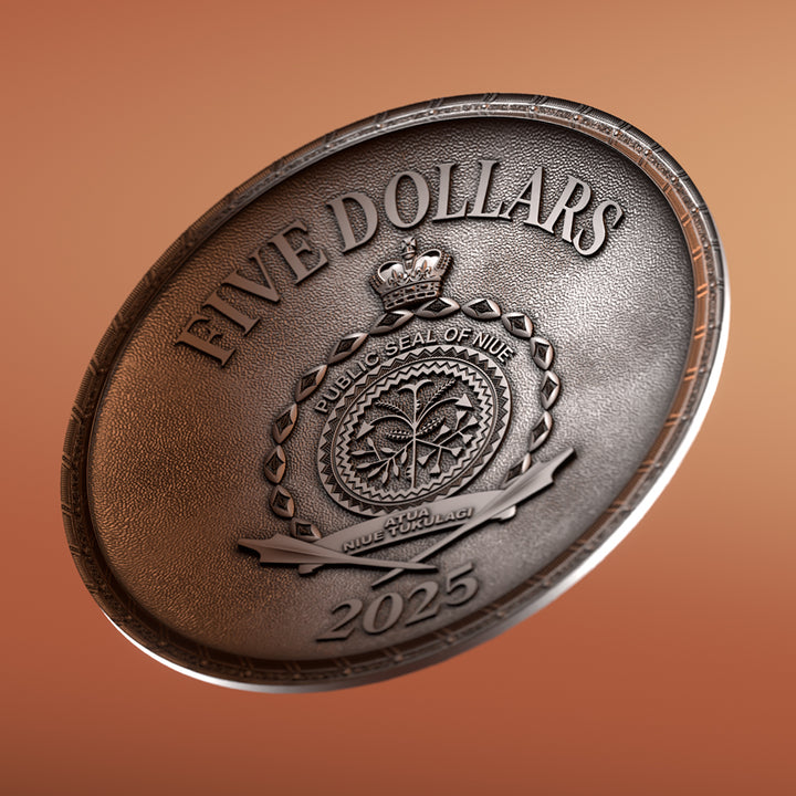 image of the ghisi shield 2 oz silver coin
