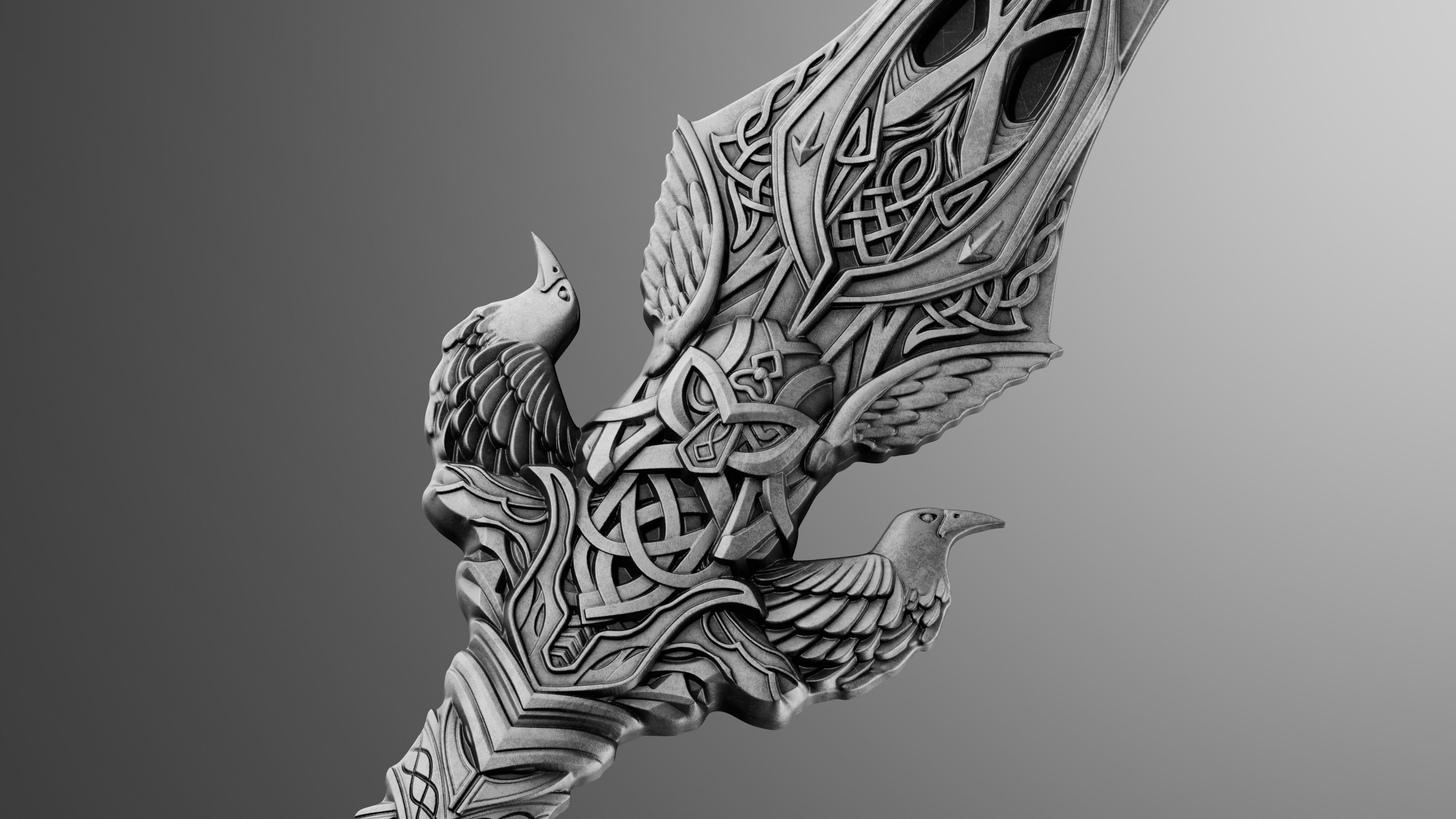 image of the gungnir - odin's spear's detail