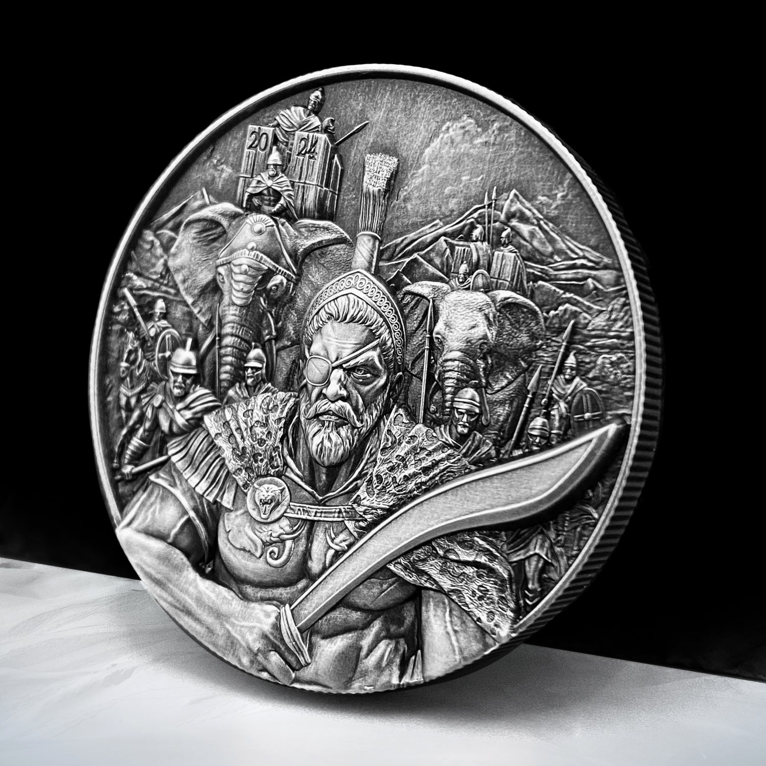 Hannibal 2 oz Pure Silver Coin by Spectres