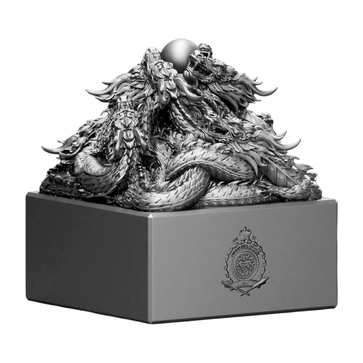 image of the heirloom seal of the realm 5 oz pure silver coin