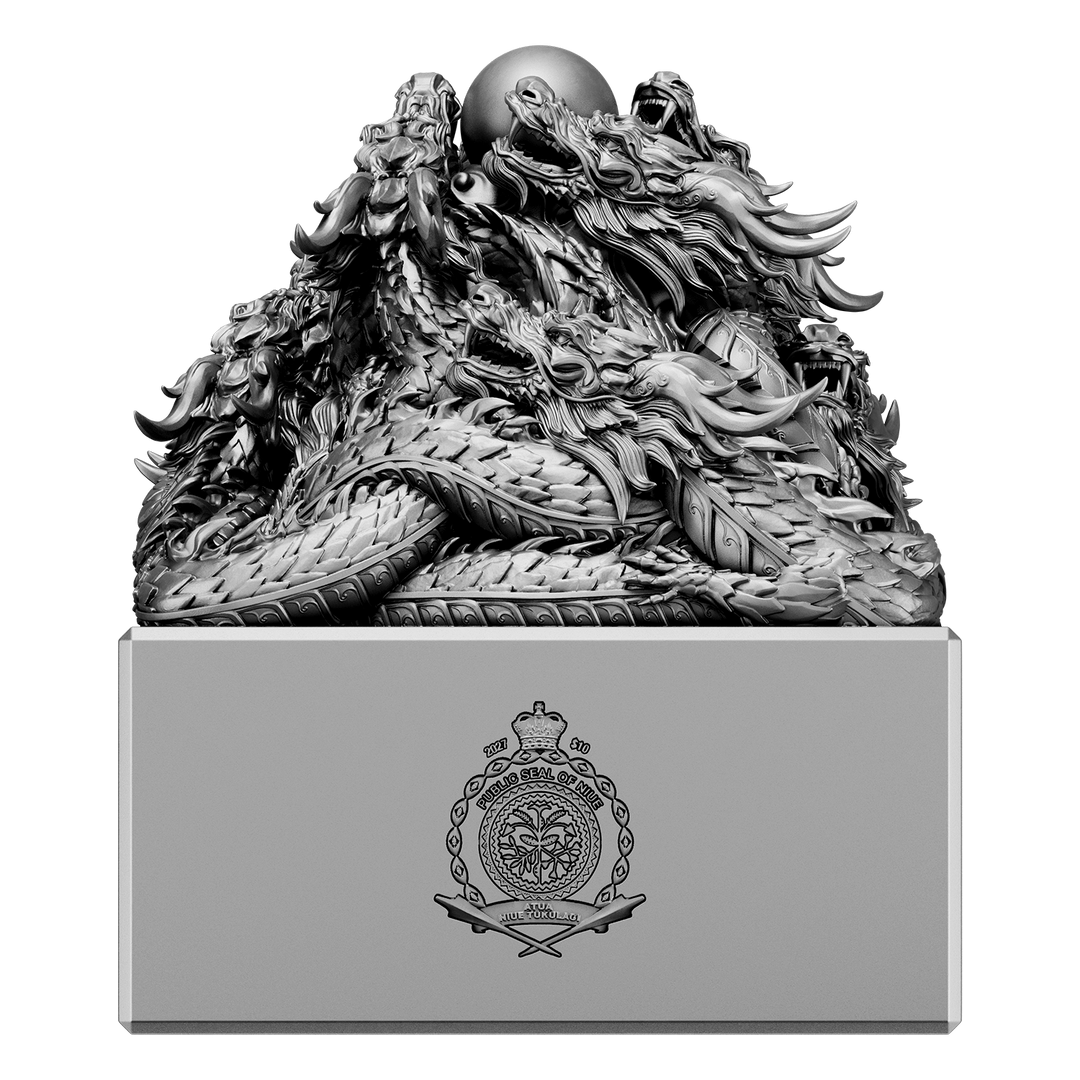 image of the heirloom seal of the realm 5 oz pure silver coin