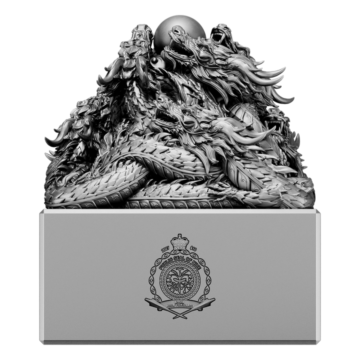 image of the heirloom seal of the realm 5 oz pure silver coin