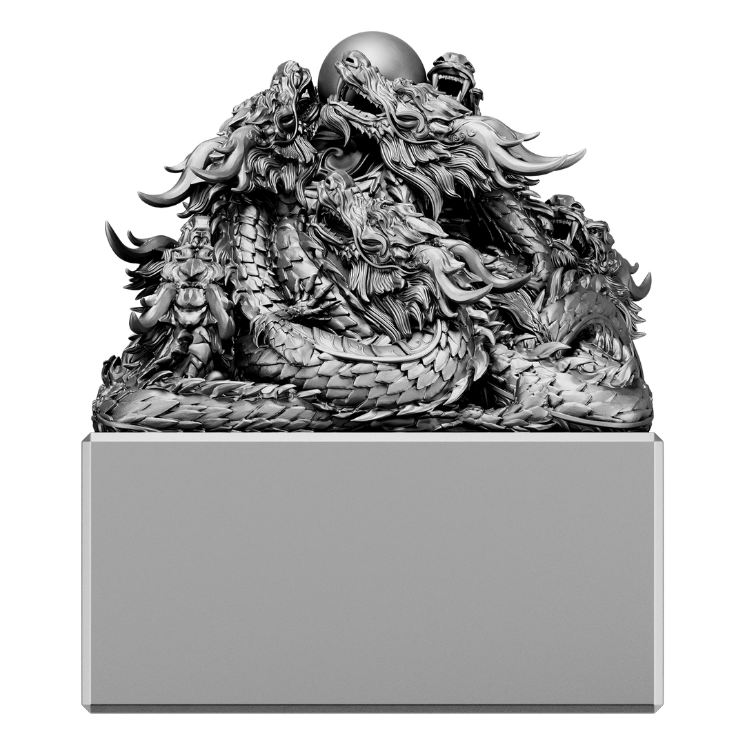 image of the heirloom seal of the realm 5 oz pure silver coin