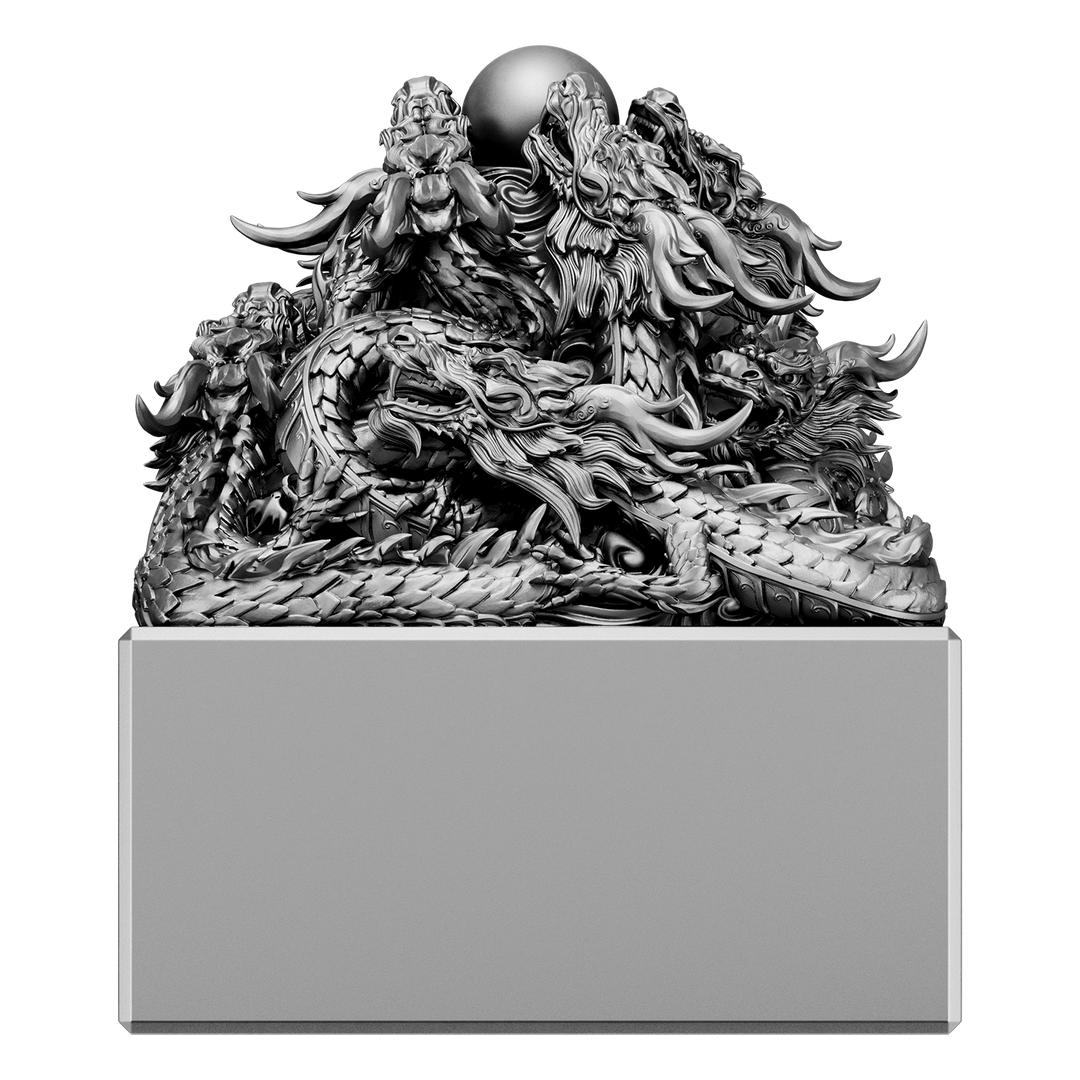 image of the heirloom seal of the realm 5 oz pure silver coin