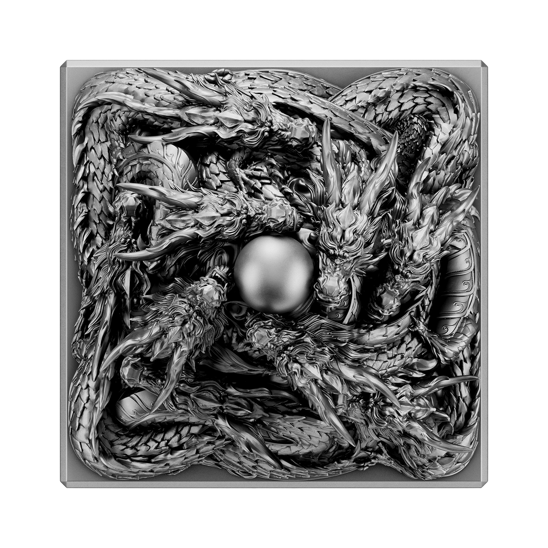 image of the heirloom seal of the realm 5 oz pure silver coin