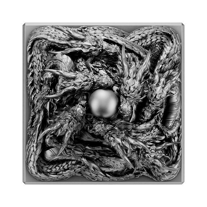 image of the heirloom seal of the realm 5 oz pure silver coin