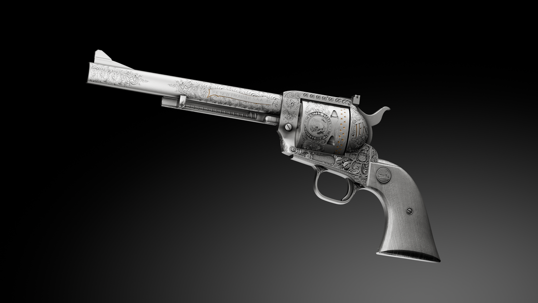 image of the JFK Revolver 2 oz silver coin