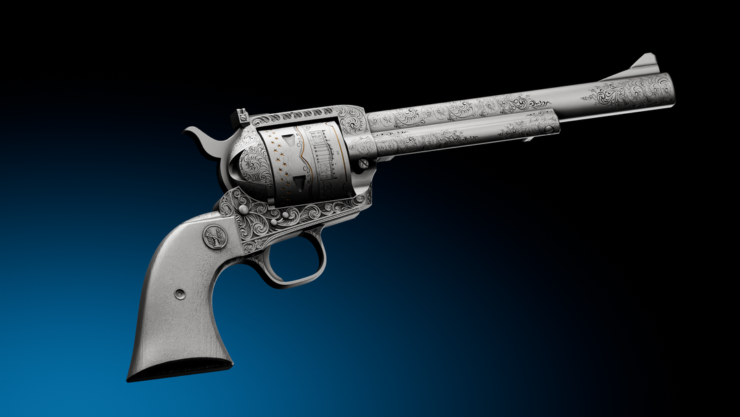 image of the JFK Revolver 2 oz silver coin