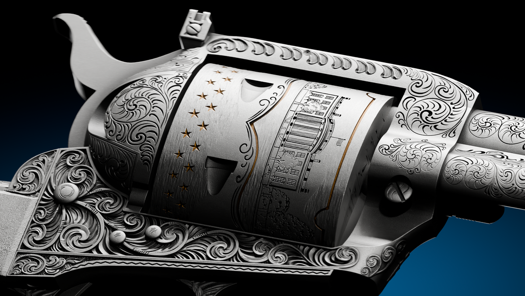 image of the JFK Revolver 2 oz silver coin