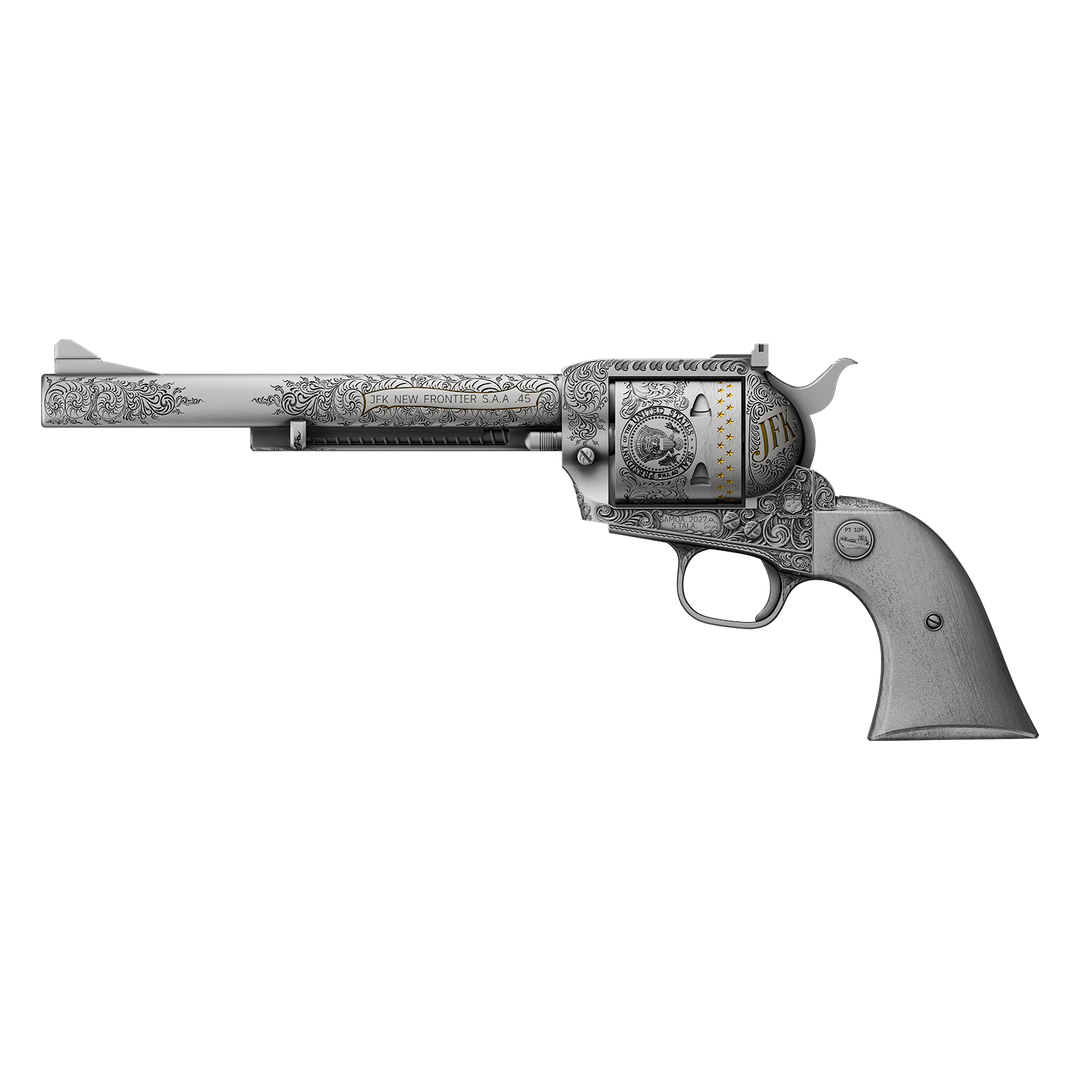 image of the JFK Revolver 2 oz silver coin