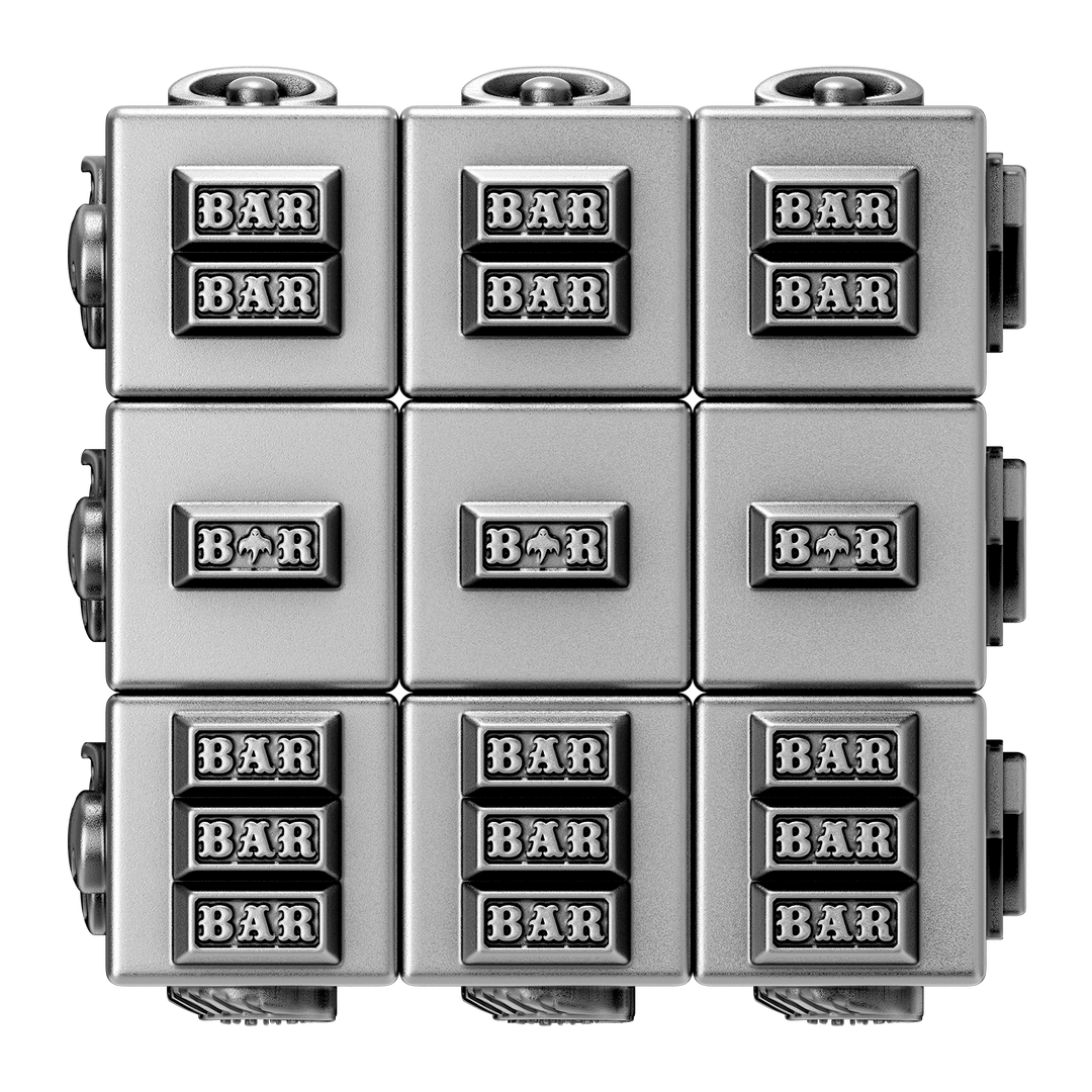 image of the Jackpot Cube 580 g Fully Functional Silver Coin