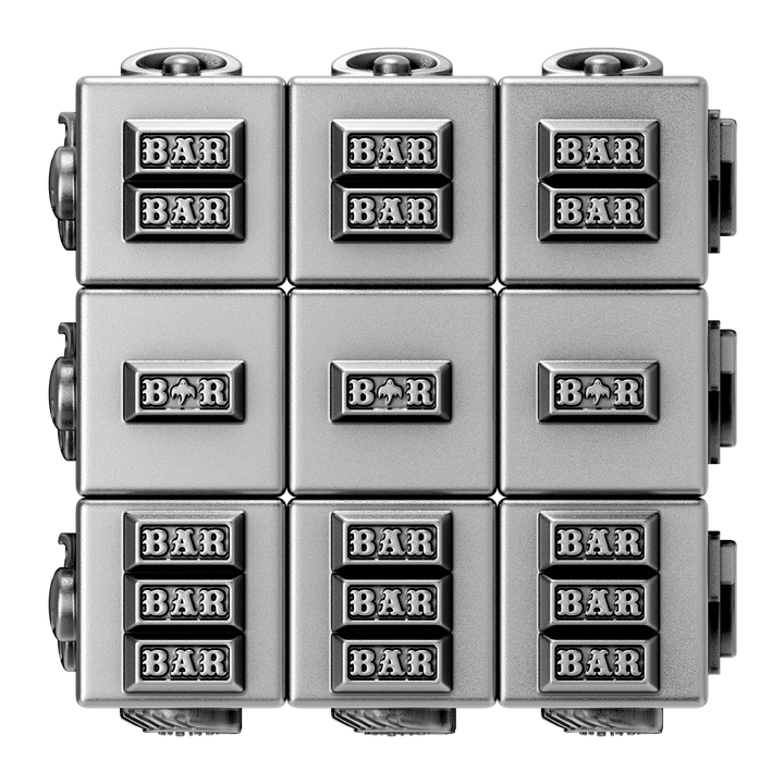 image of the Jackpot Cube 580 g Fully Functional Silver Coin