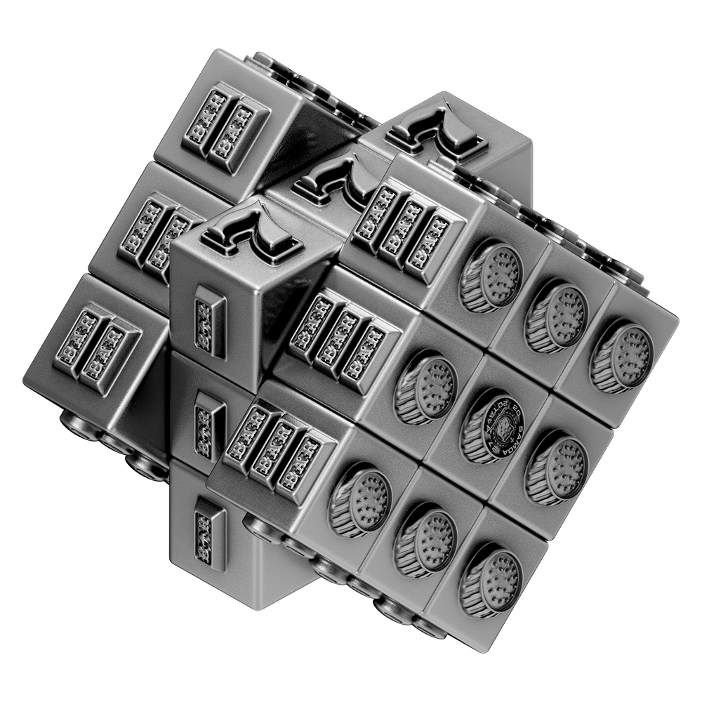 image of the Jackpot Cube 580 g Fully Functional Silver Coin