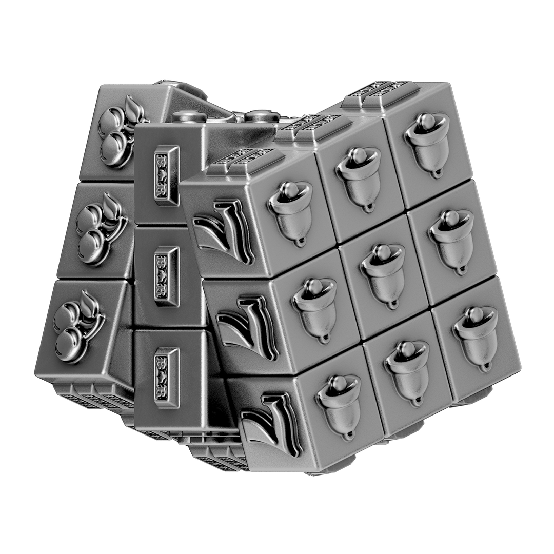 image of the Jackpot Cube 580 g Fully Functional Silver Coin
