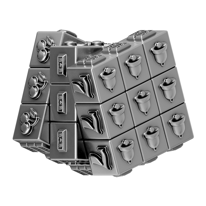 image of the Jackpot Cube 580 g Fully Functional Silver Coin