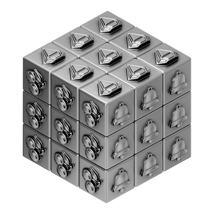 image of the Jackpot Cube 580 g Fully Functional Silver Coin