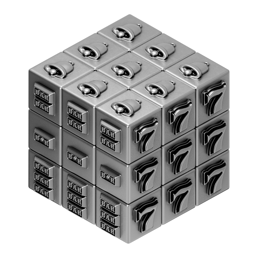 image of the Jackpot Cube 580 g Fully Functional Silver Coin