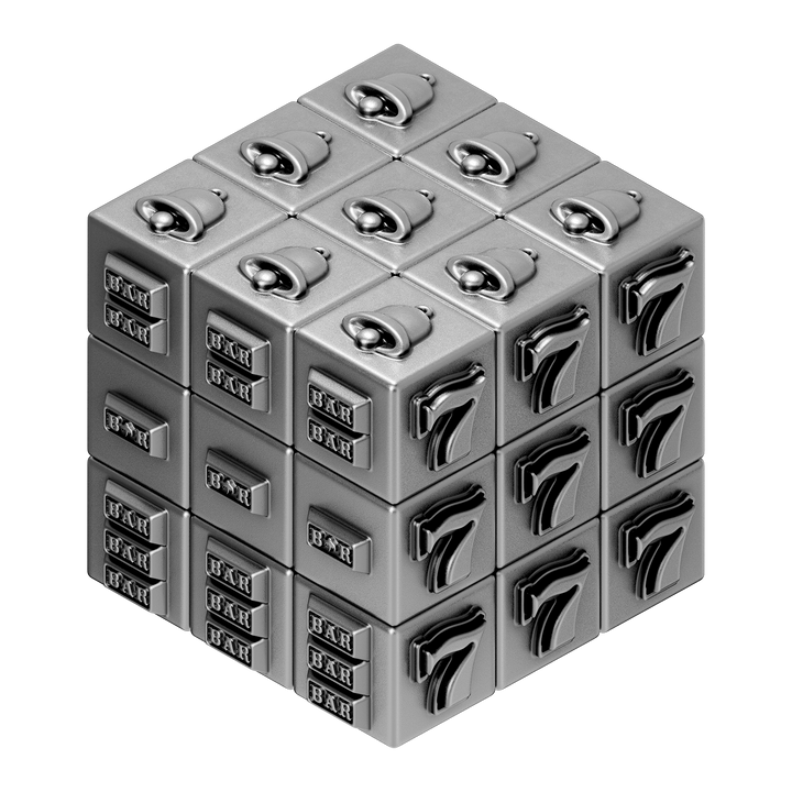 image of the Jackpot Cube 580 g Fully Functional Silver Coin