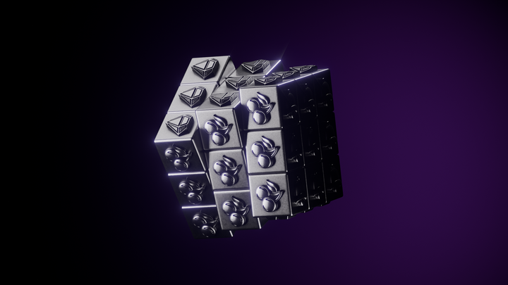 image of the Jackpot Cube 580 g Fully Functional Silver Coin