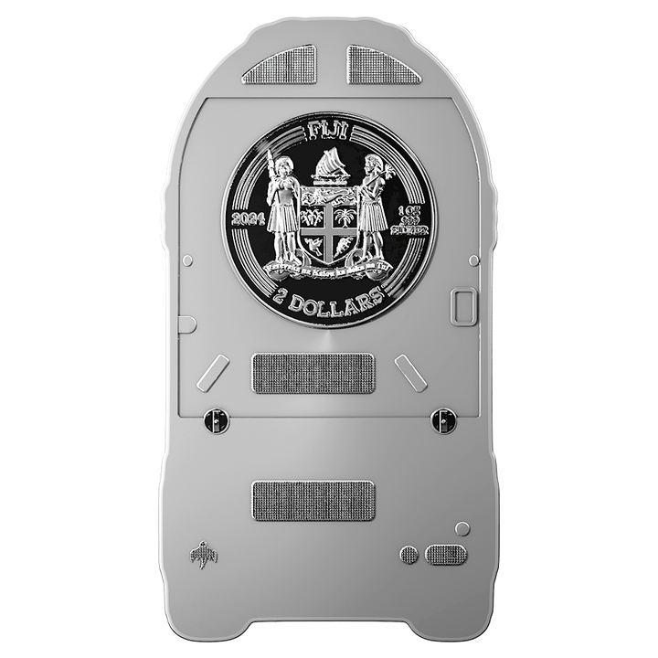 image of the jukebox silver coin on a transparent background