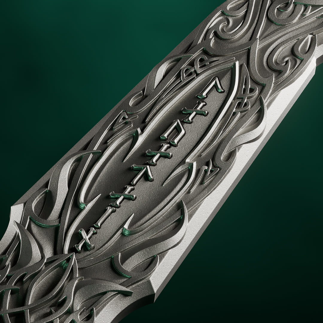 image of the laevateinn loki's sword 1 oz pure silver collectible