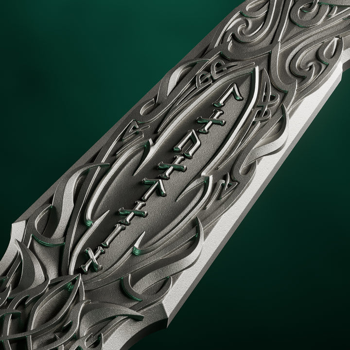 image of the laevateinn loki's sword 1 oz pure silver collectible