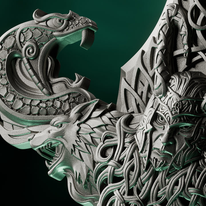 image of the laevateinn loki's sword 1 oz pure silver collectible