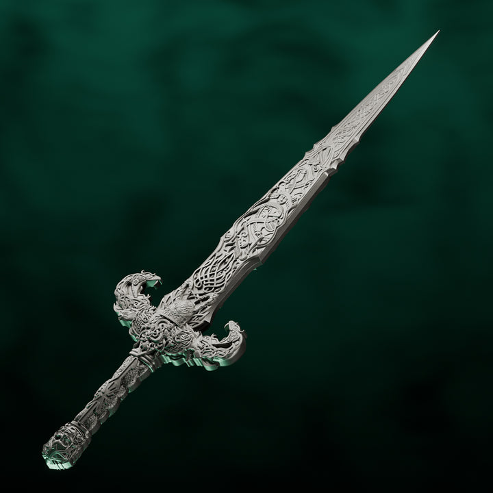 image of the laevateinn loki's sword 1 oz pure silver collectible