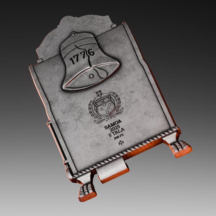 image of the liberty bell silver coin