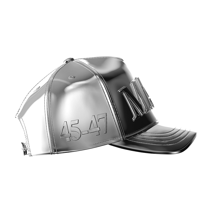image of the maga hat 2 oz pure silver sculpture