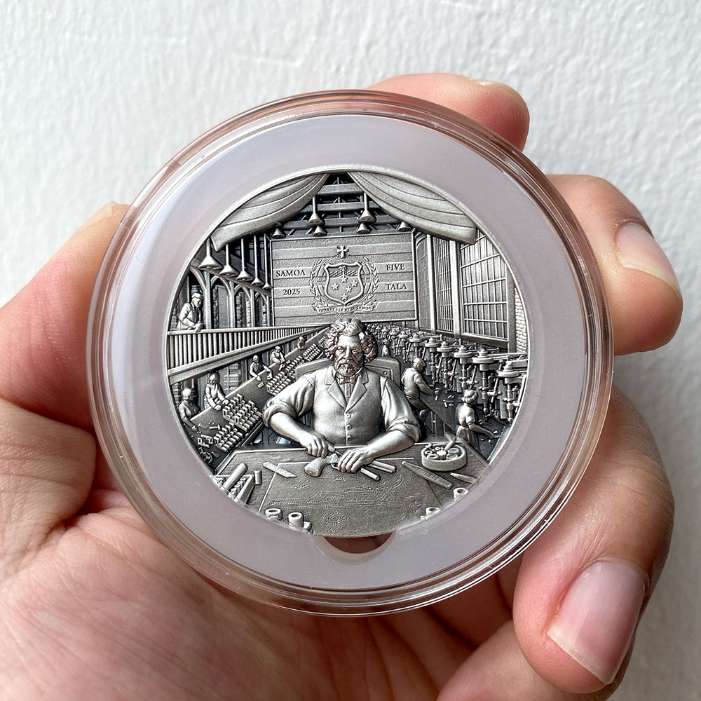 image of the samuel colt 2 oz silver coin