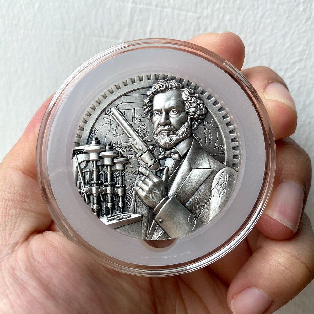 image of the samuel colt 2 oz silver coin