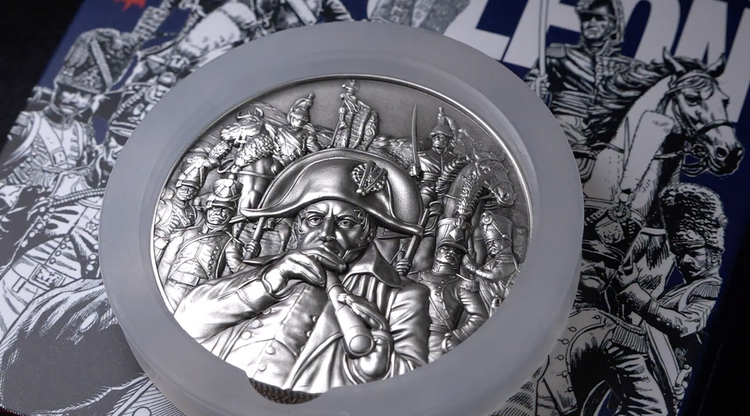 image of the napoleon 2 oz silver coin
