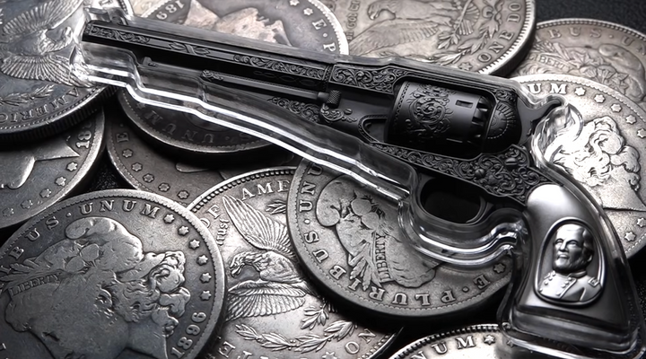 Ulysses S. Grant's Revolver 2 oz Pure Silver Coin