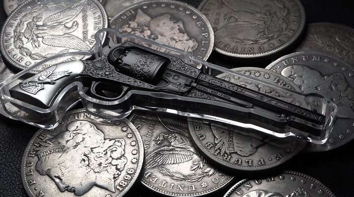 Ulysses S. Grant's Revolver 2 oz Pure Silver Coin