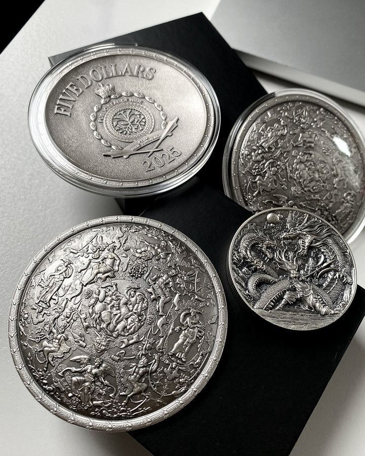 Ghisi Shield 2 oz Pure Silver Coin