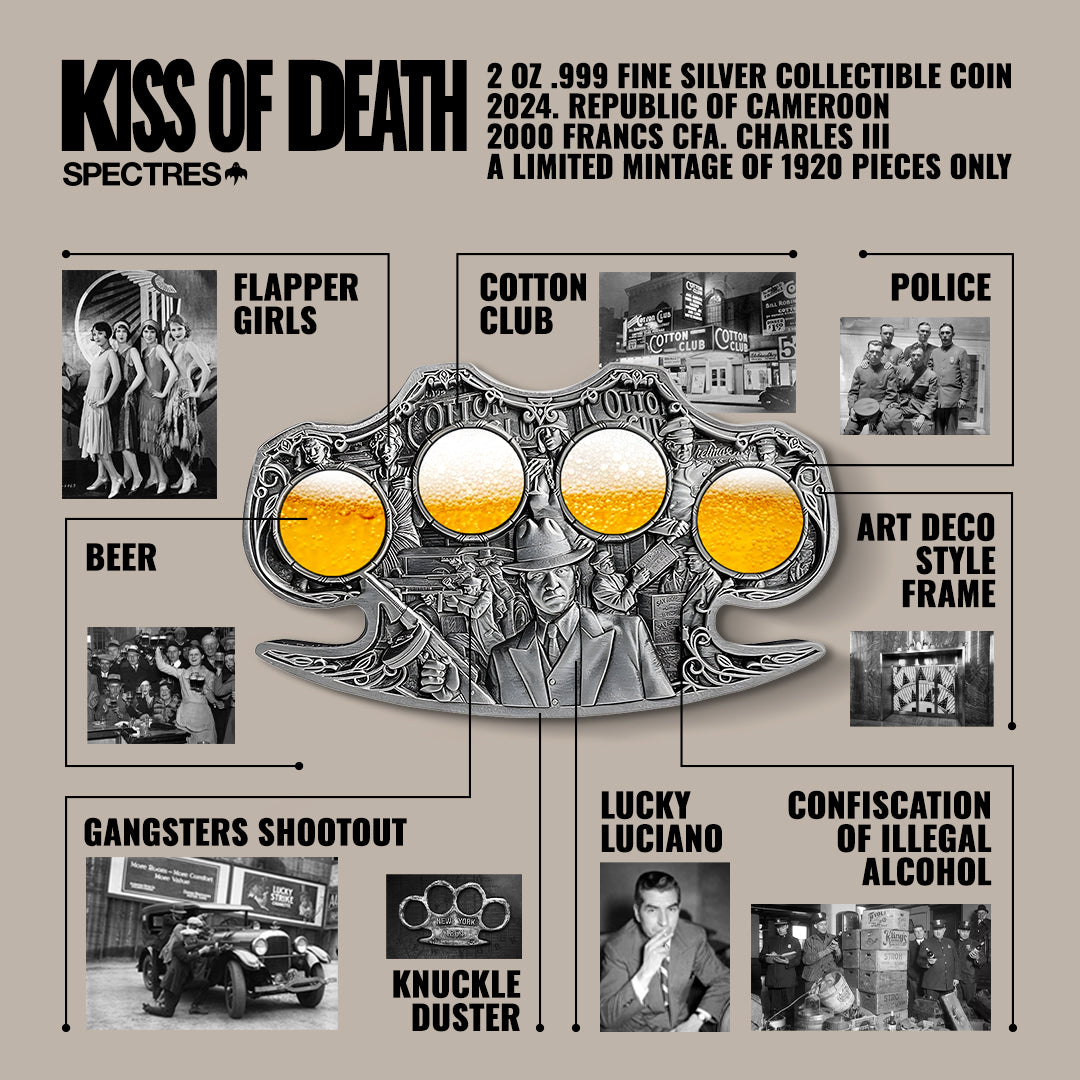 Kiss of Death 2 oz Silver Coin