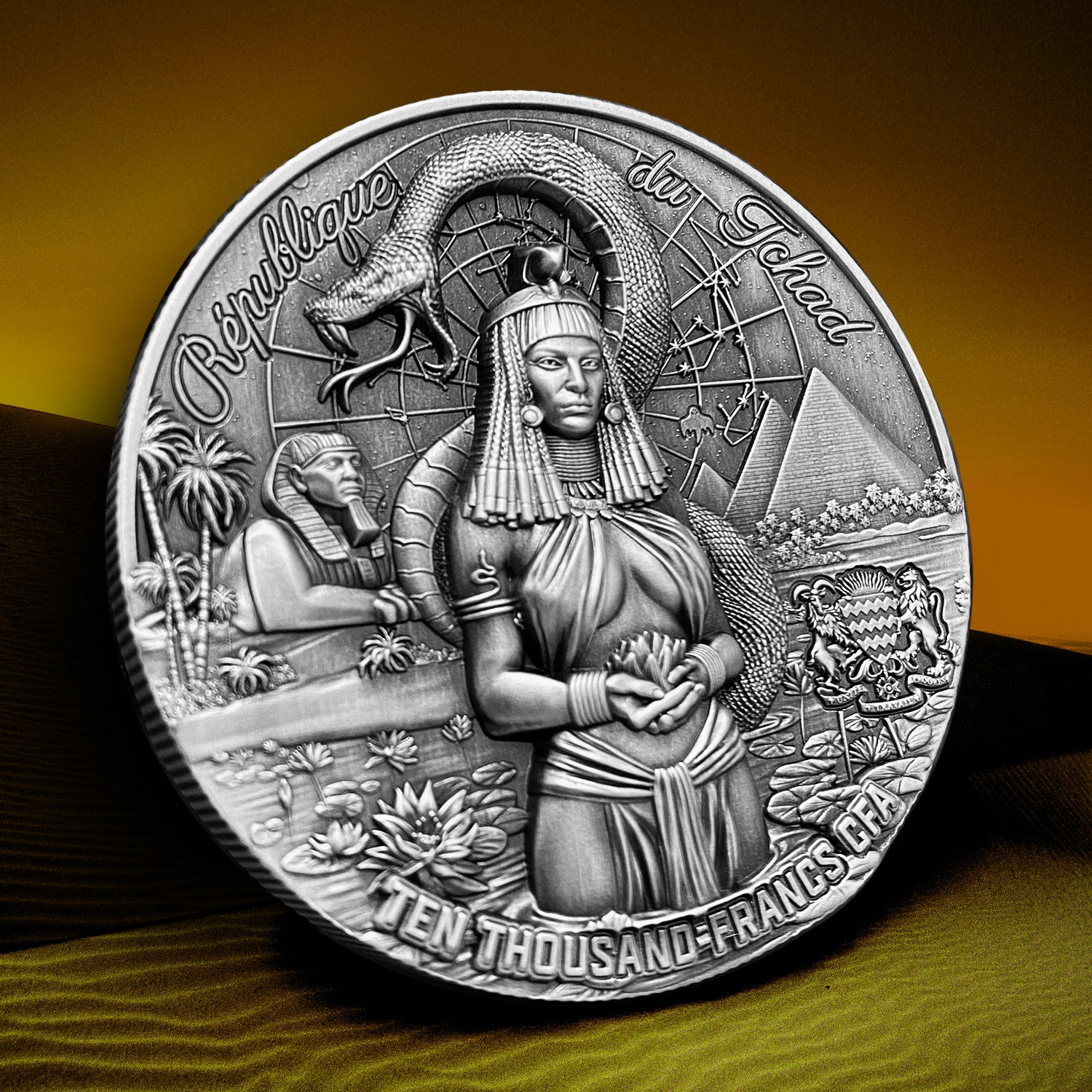 Cleopatra 2 oz Pure Silver Coin - Spectres