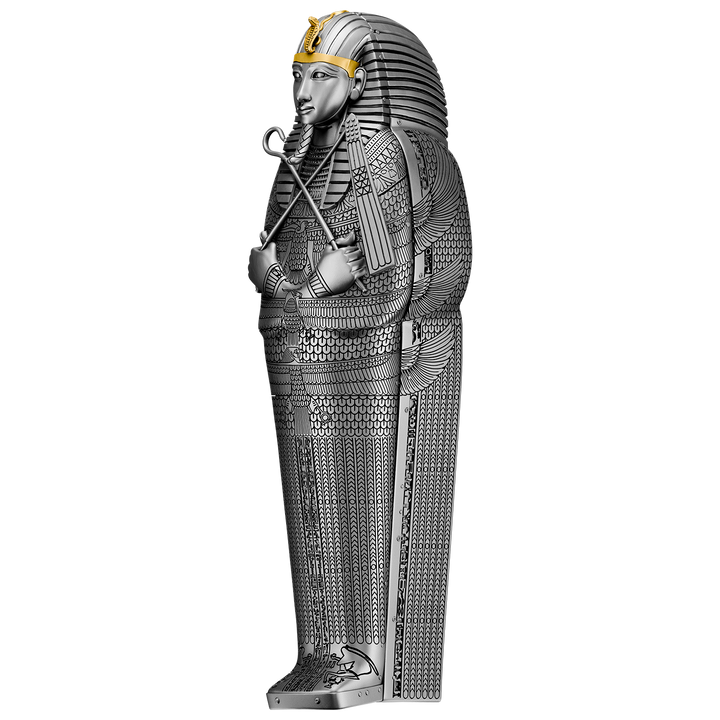 image of The Silver Coffin of King Psusennes I 5 oz Pure Silver Coin