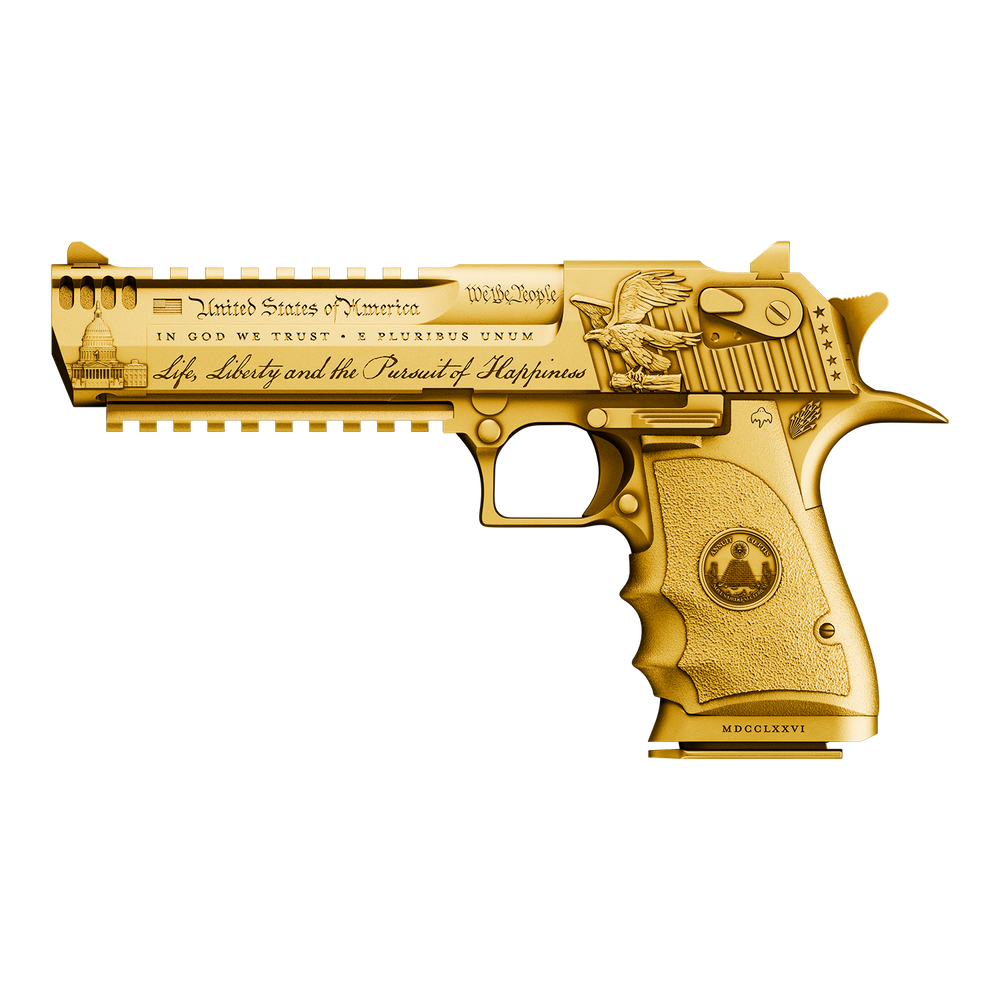 image of the Trump Desert Eagle 2 oz Silver Collectible