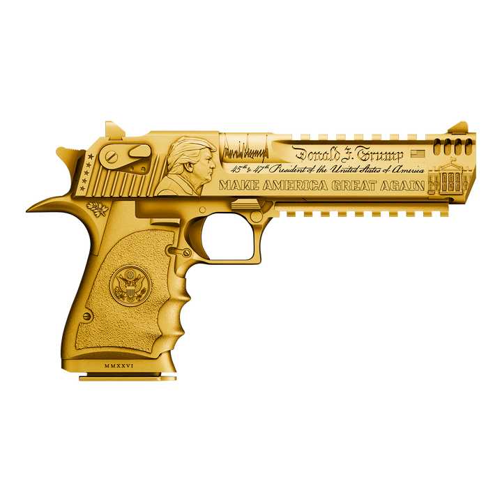 image of the Trump Desert Eagle 2 oz Silver Collectible