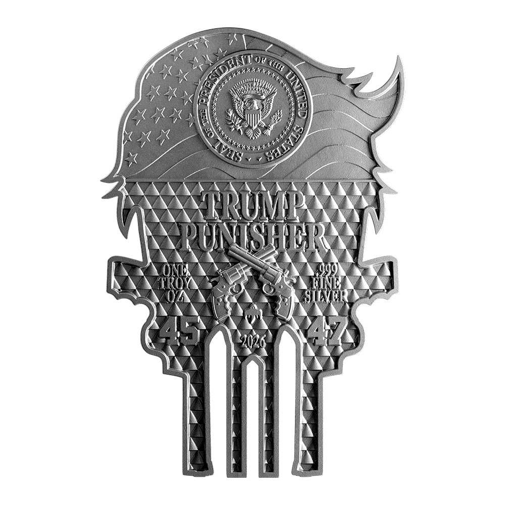 image of the Trump Punisher 1 oz Pure Silver Collectible
